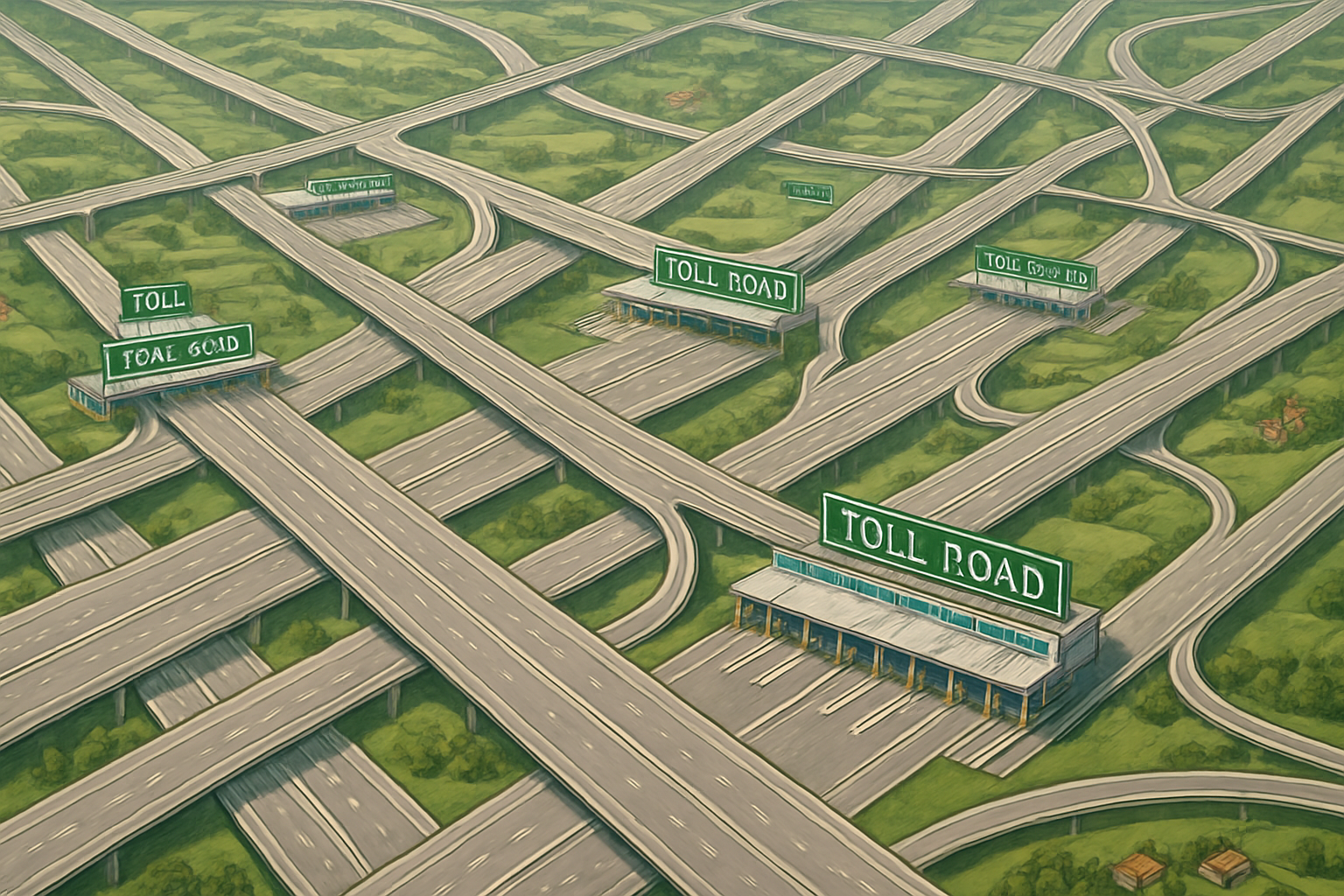 Wide Network of Toll Roads
